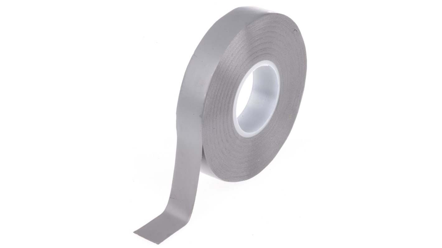 Advance Tapes AT7 PVC Isolierband Grau, Stärke 0.13mm x 12mm x 20m, -5°C bis +70°C