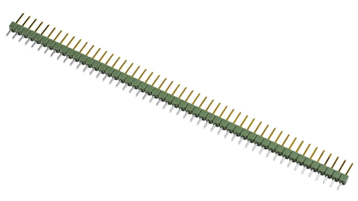 Złącze szpilkowe 50-pinowe raster: 2.54mm -rzędowe TE Connectivity Przewlekany 3.0A