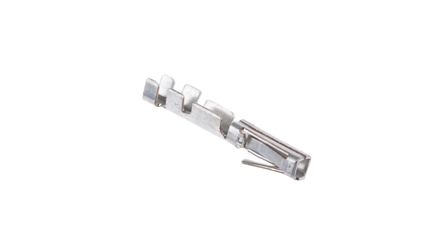 TE Connectivity AMPMODU MOD II Series Female Crimp Terminal, 26AWG Min, 22AWG Max