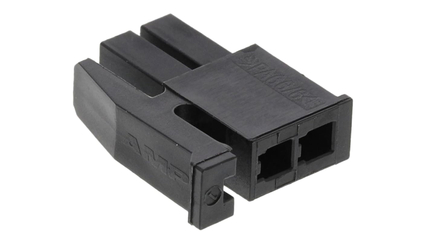 TE Connectivity Micro MATE-N-LOK Steckverbindergehäuse Buchse 3mm, 2-polig / 2-reihig Gerade, Kabelmontage für