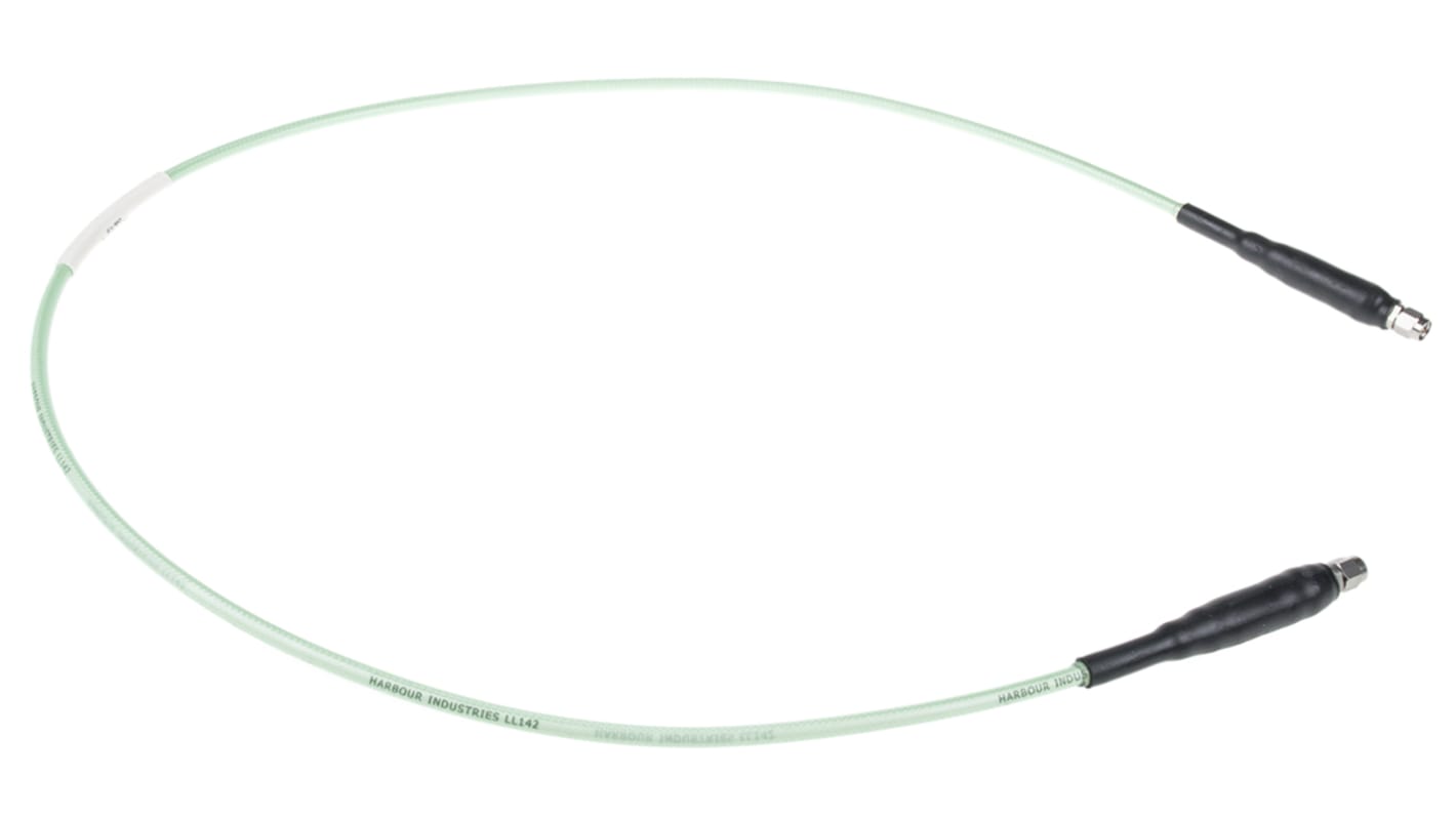 TE Connectivity Male SMA to Male SMA, 1m, Terminated