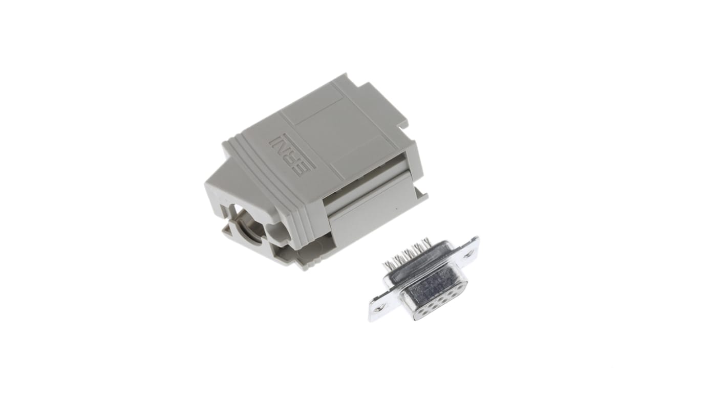 103716 erni ksg 200 9 way d sub connector rs