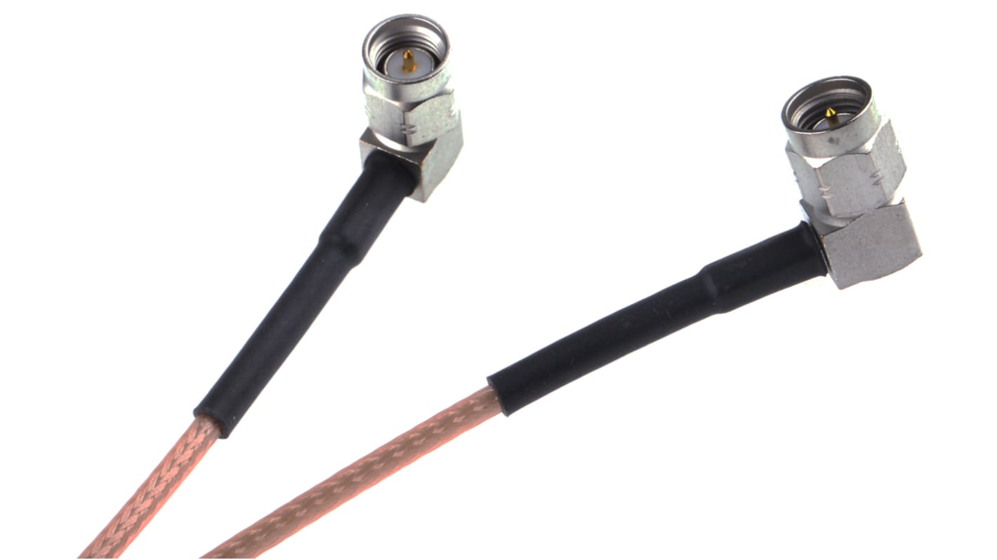 Radiall Male SMA to Male SMA, 500mm, RG316 Coaxial, Terminated50 Ω