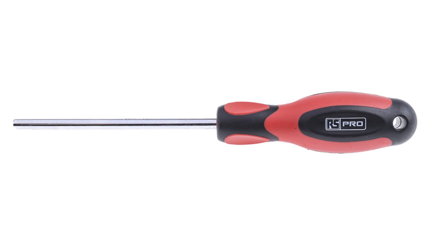 RS PRO Hexagon Nut Driver, 4 mm Tip, 125 mm Blade