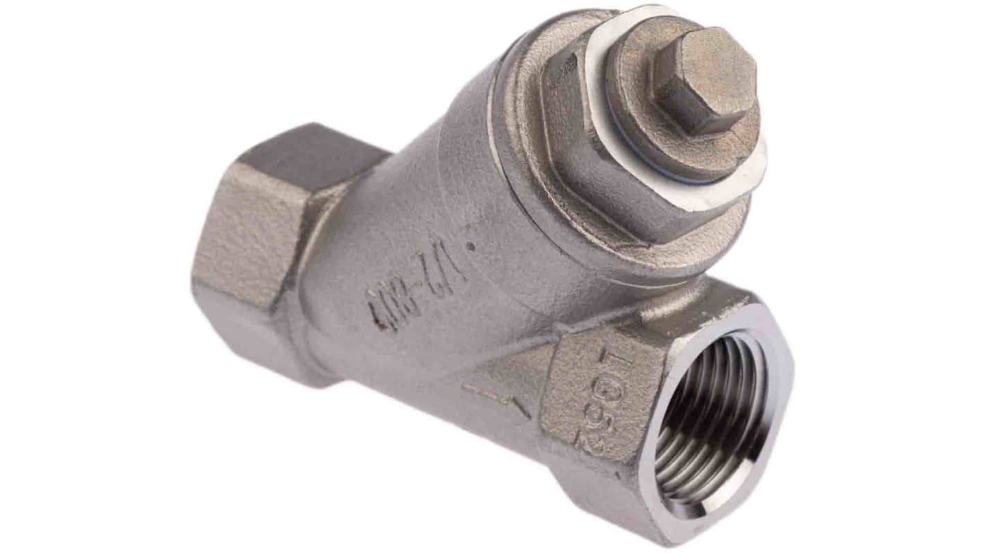 RS PRO, 1/2 in BSP Stainless Steel Y Strainer