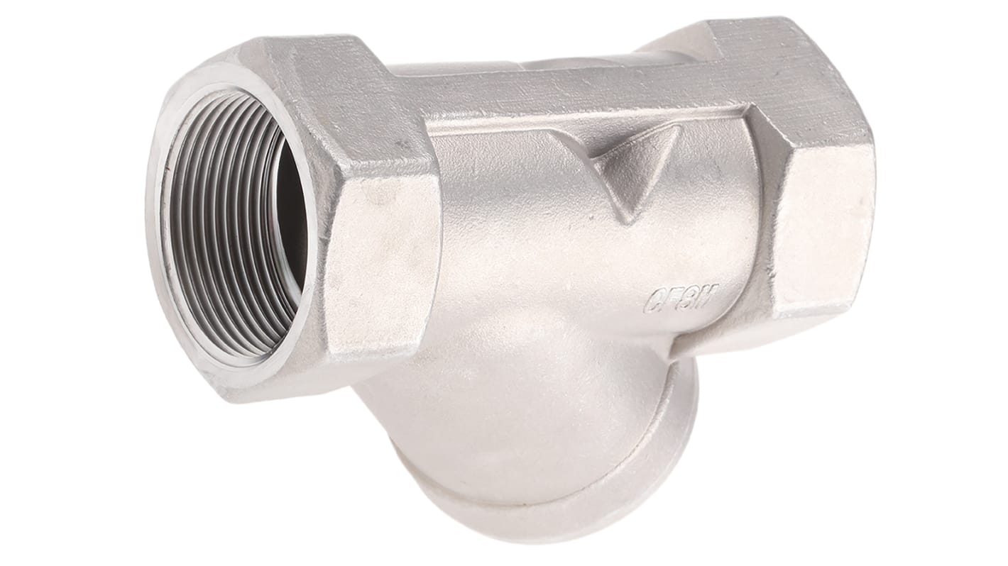 Filtro de malla en Y, Conexión BSP 1-1/2", Material del cuerpo Acero inoxidable