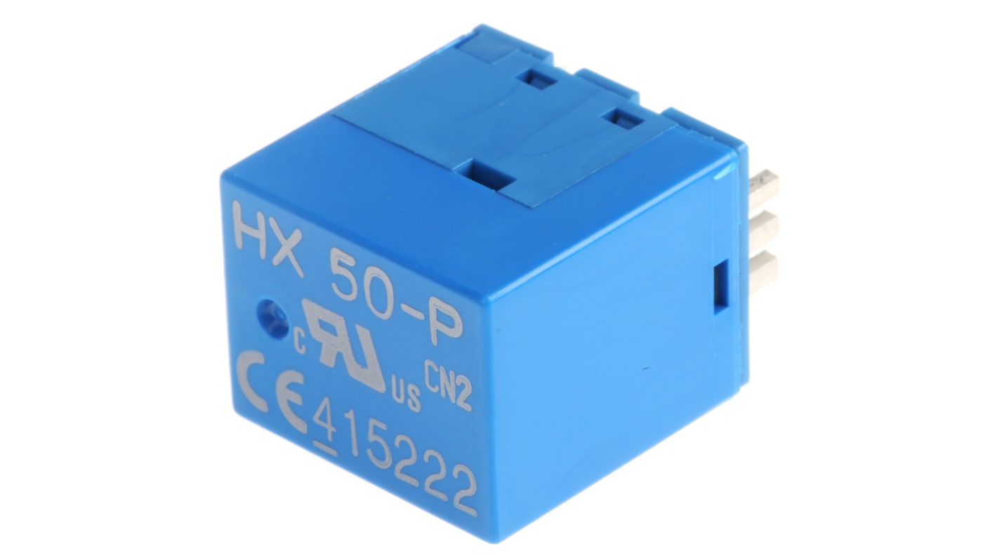 Przekładnik prądowy prąd wej 50A LEM otwór 1.2 x 6.3mm Pętla otwarta