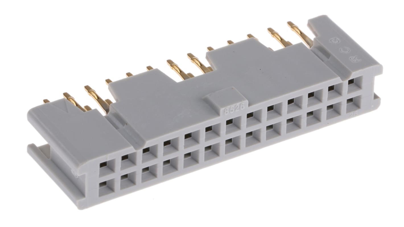 Gniazdo PCB 26 -pinowe 2 -rzędowe raster: 2.54mm Listwa gniazdowa Proste Przewlekany