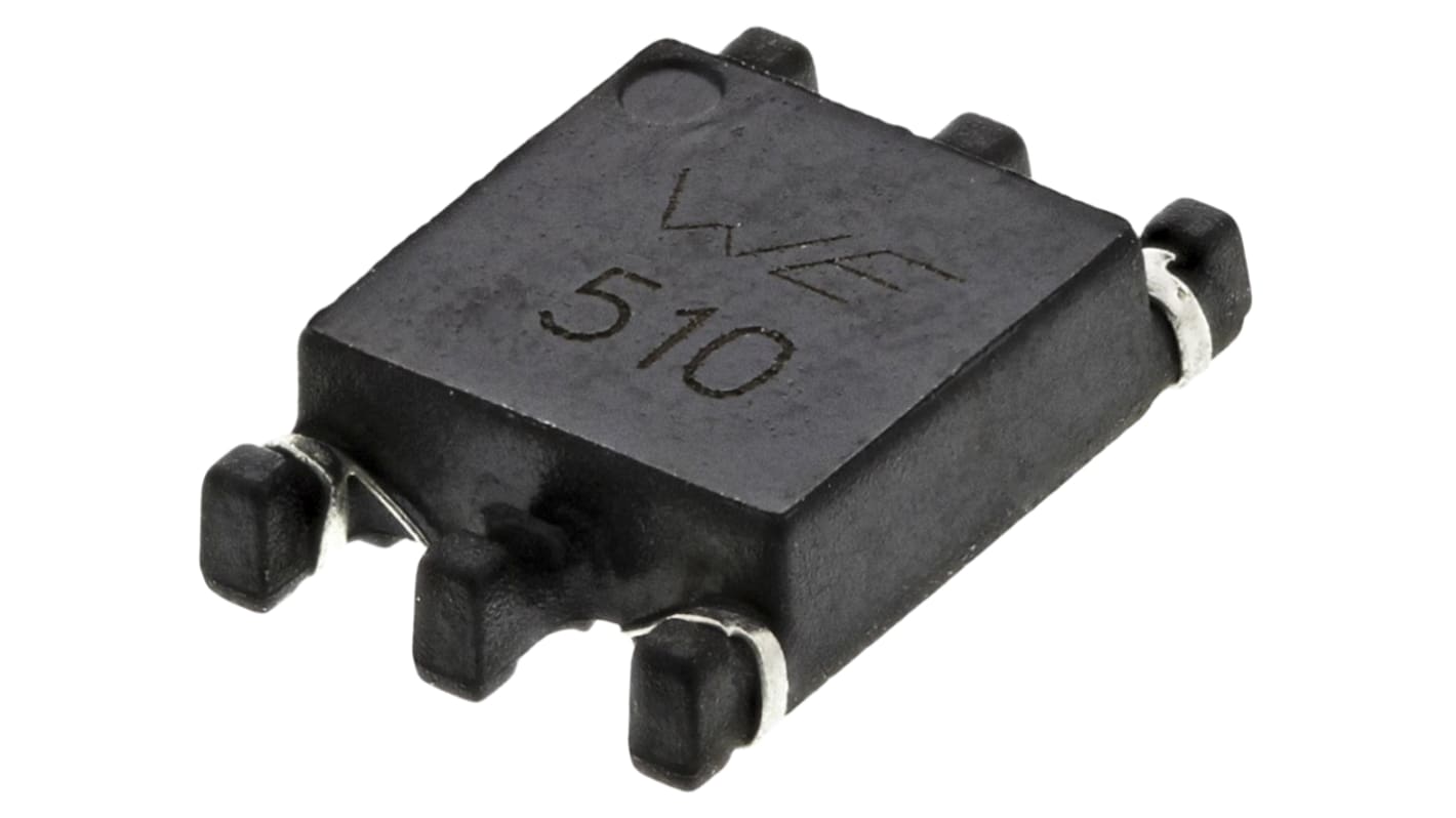 Filtro de línea de modo común SMD Wurth, 51 μH, -30 → +50%, núcleo de Ferrita, SRF:100kHz, 500mA Idc, Serie