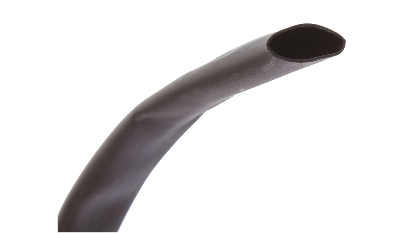 HellermannTyton Adhesive Lined Heat Shrink Tubing, Black 12mm Sleeve Dia. x 5m Length 3:1 Ratio, HIS-A Series