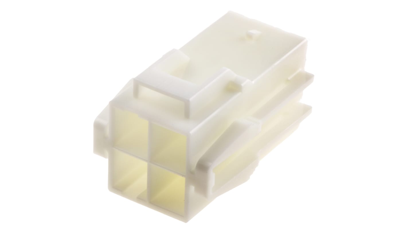 JST, VL Female Connector Housing, 6.2mm Pitch, 4 Way, 2 Row