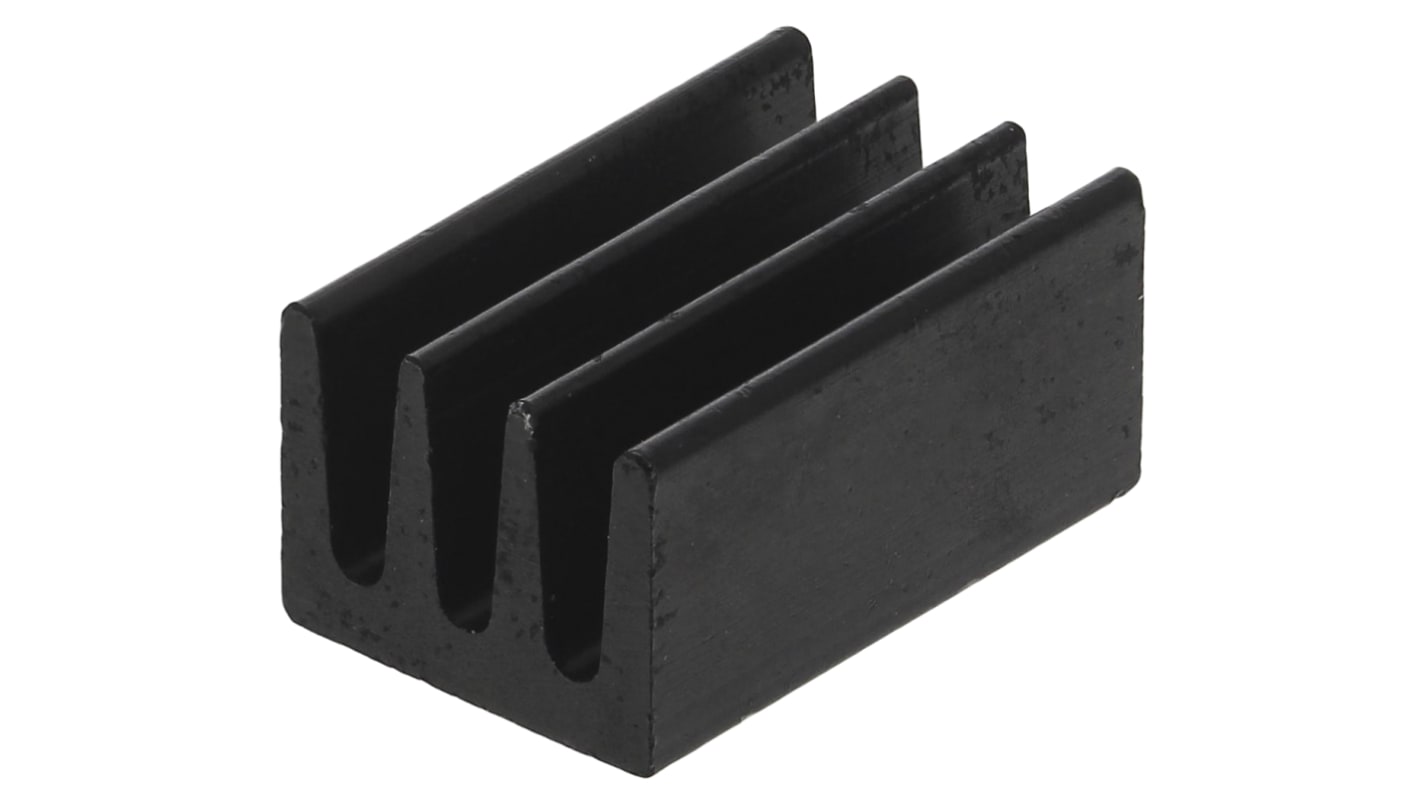 Fischer Elektronik Heatsink, Universal Rectangular Alu, 75K/W, 10 x 6.3 x 4.8mm, Conductive Adhesive, Conductive Foil