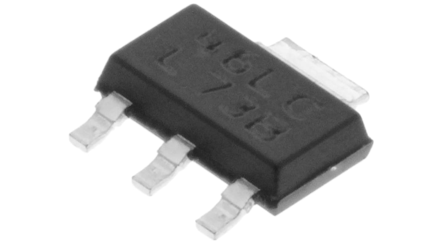 Texas Instruments LDO稳压芯片, 10 V输出, 500mA最大输出, 单路输出, SOT-223, 贴片, 3+Tab针