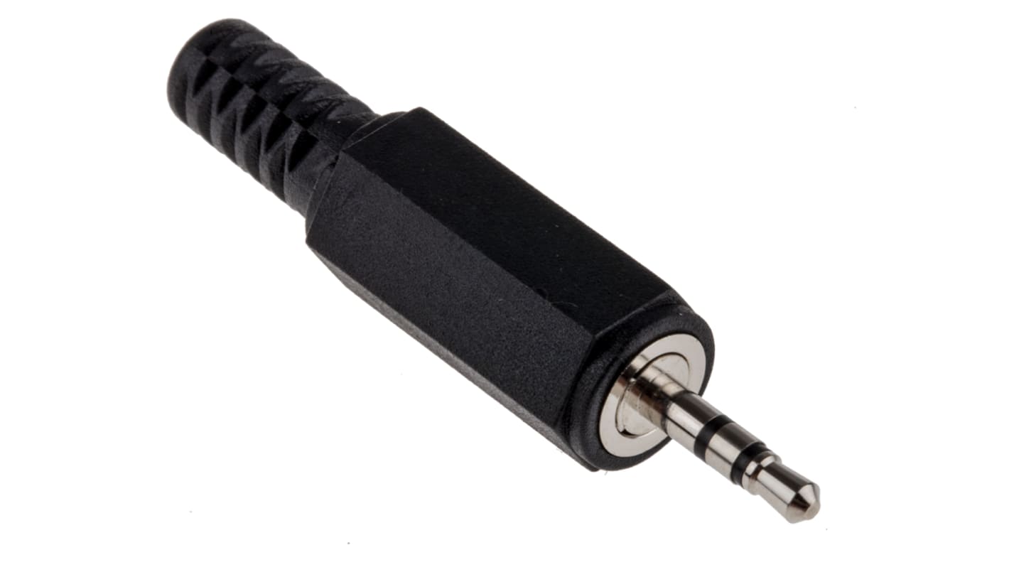 Lumberg, Lige 2.5 mm Jack-konnektor, Stereo, Han, 3Pol, 34 V ac/dc, 500mA, Kabelmontering