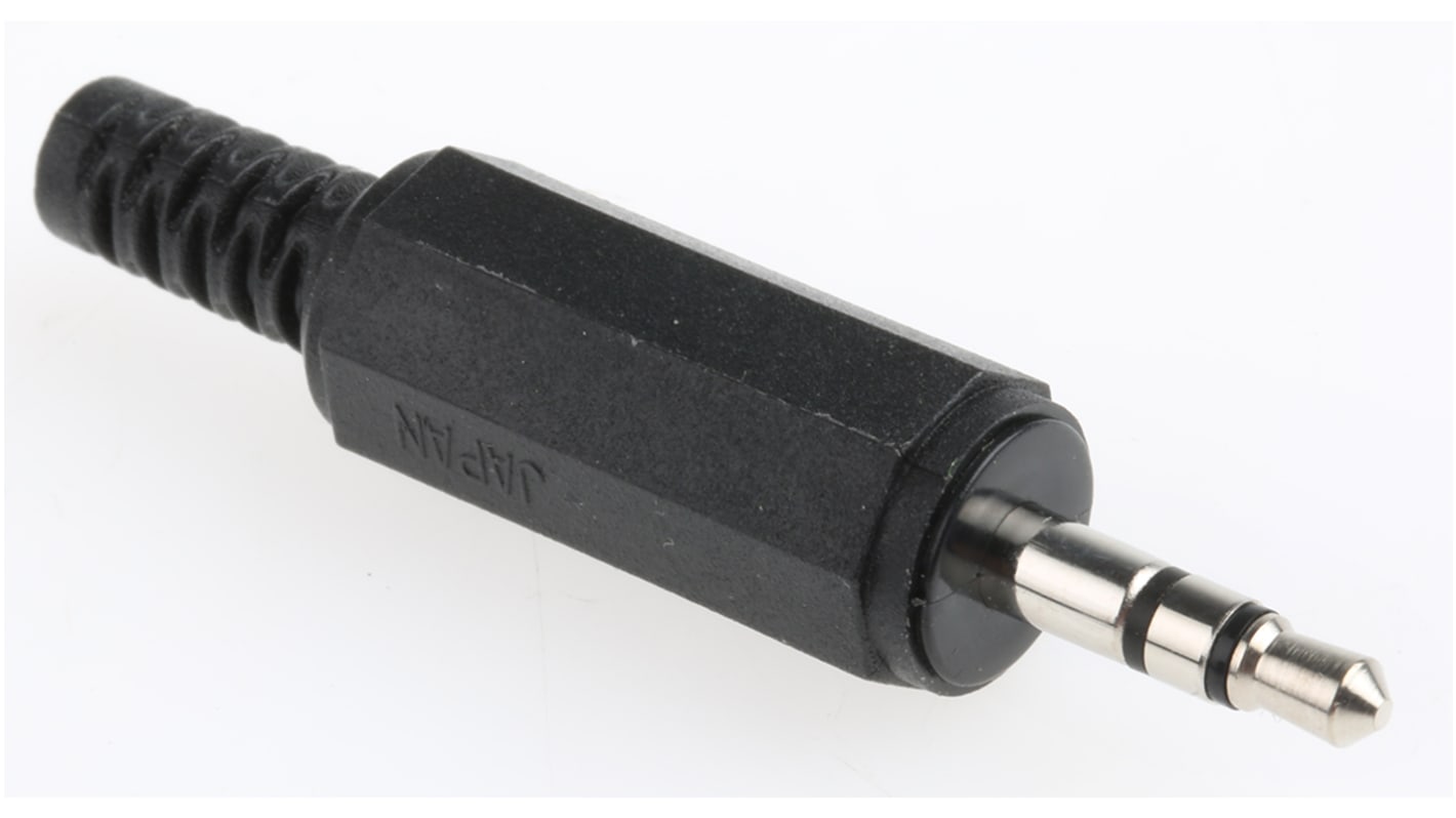 Conector jack estéreo de 3.5 mm Macho Lumberg, Montaje de Cable