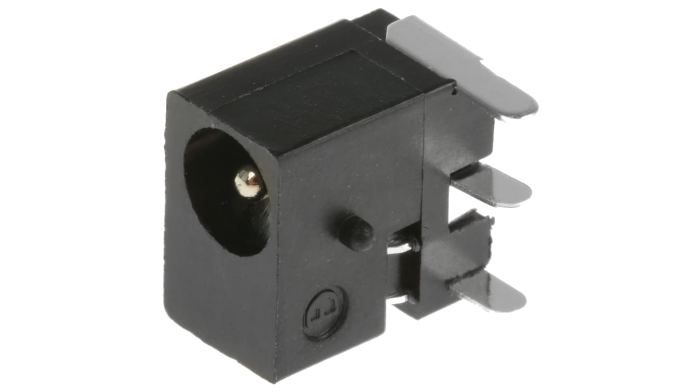 Lumberg PCB Mount Right Angle Industrial Power Socket, Rated At 500mA, 6 V