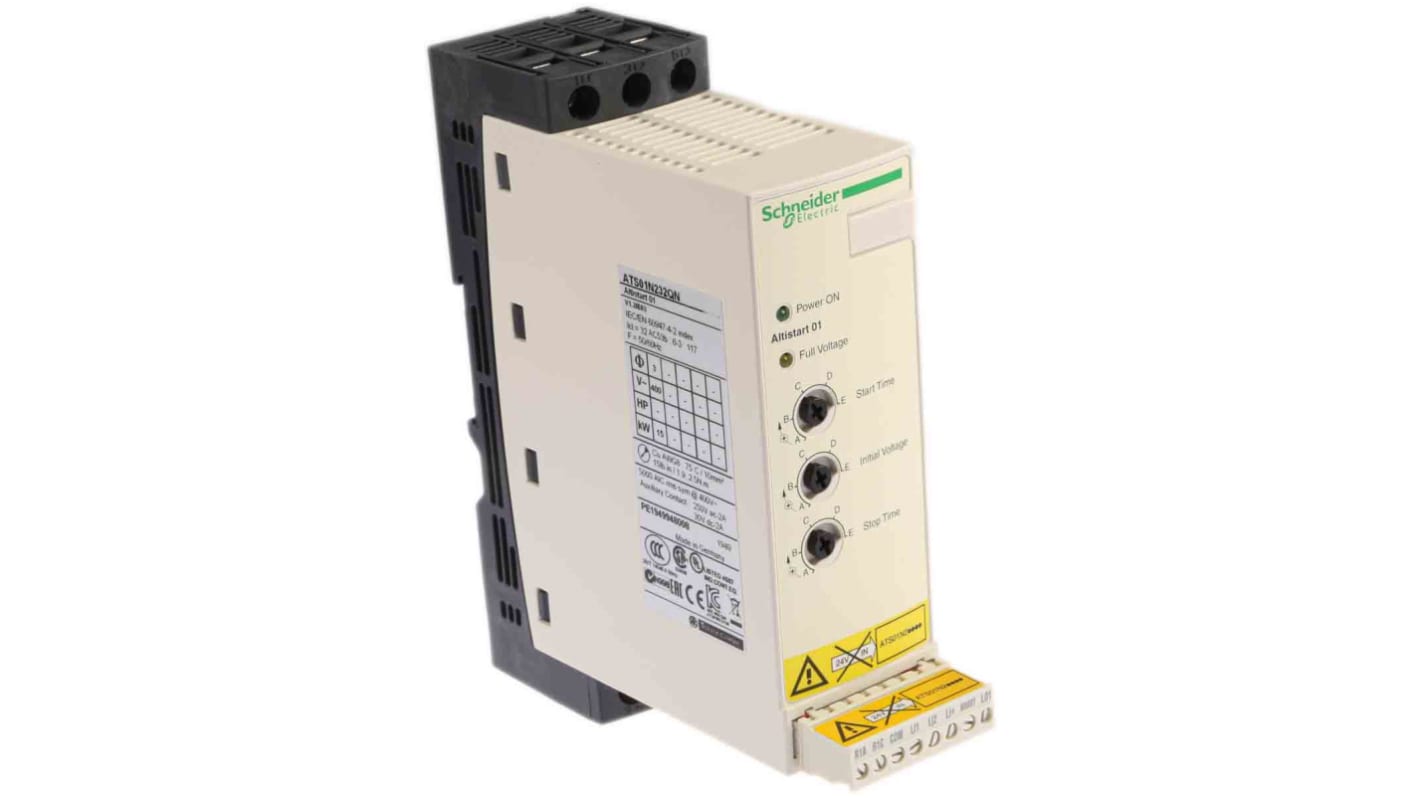 Schneider Electric Altistart 01 ATS01 Sanftstarter 3-phasig 15 kW, 415 V ac / 32 A