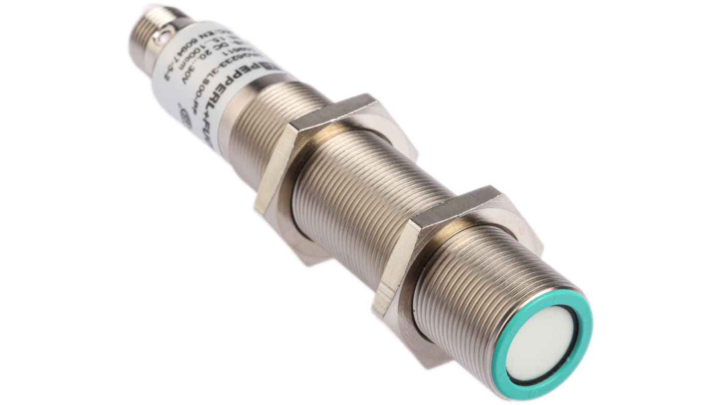 Rs-Online Sensore di prossimità Cilindro filettato Pepperl + Fuchs M18 rilevamento 1 m 12 → 30 V c.c