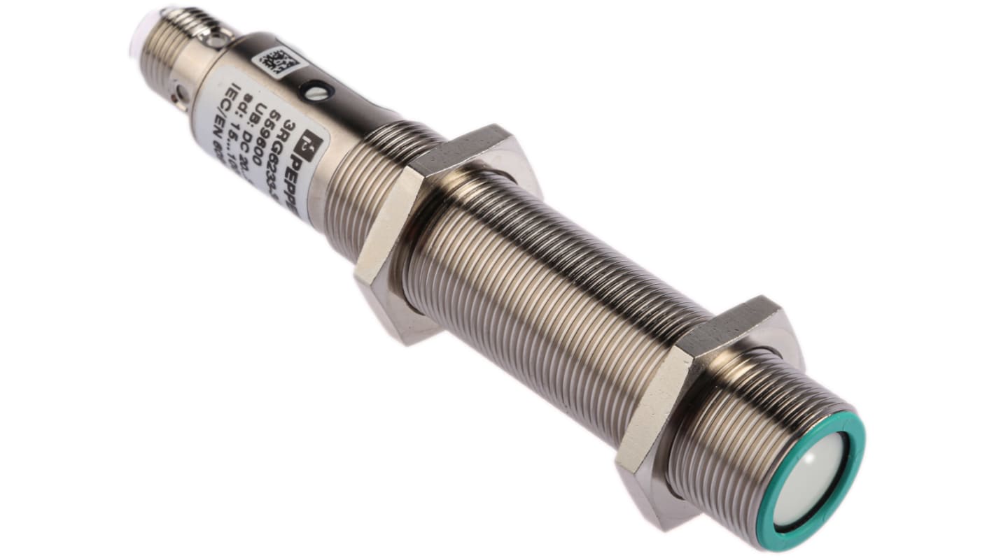 Rs-Online Sensore di prossimità Cilindro filettato Pepperl + Fuchs M18 rilevamento 1 m 12 → 30 V c.c
