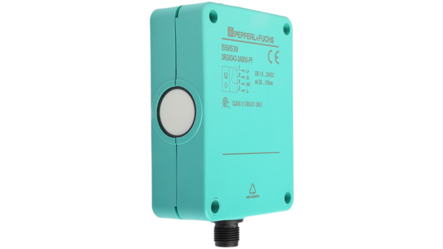 Rs-Online Sensore di prossimità a parallelepipedo Pepperl + Fuchs rilevamento 1 m 10 → 35 V c.c
