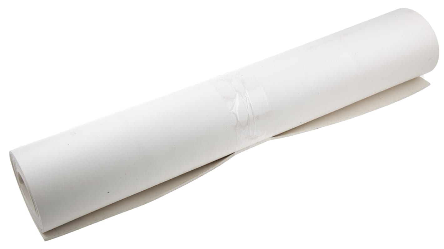 RS PRO White Nitrile Rubber Sheet, 1.5m x 500mm x 3mm