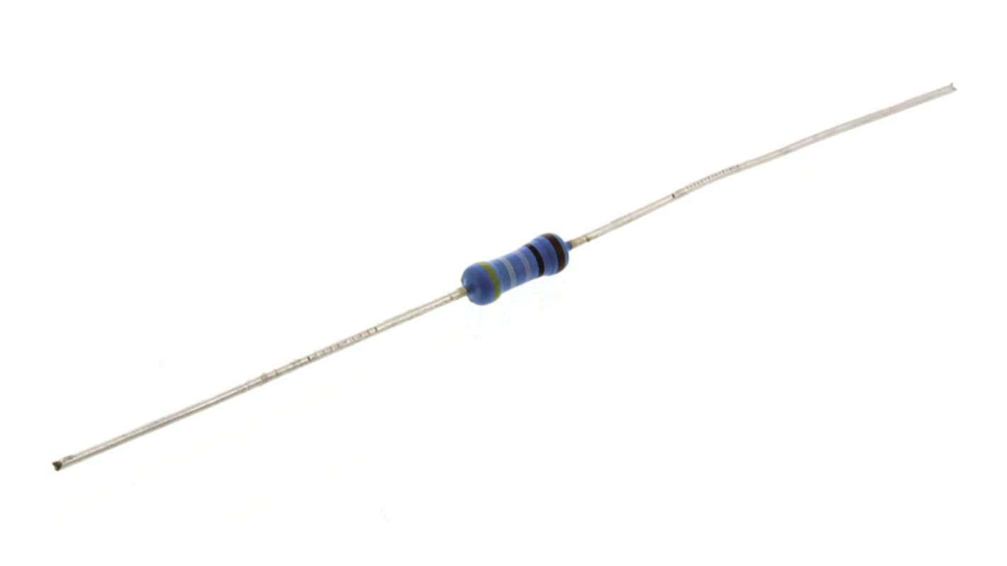Vishay MBB0207 Series Axial Thin Film Fixed Resistor 499Ω ±1% 0.6W ±50ppm/°C