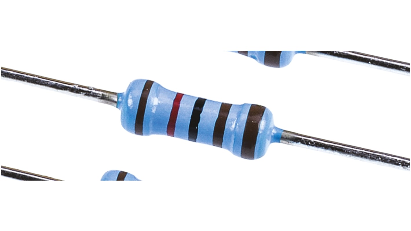 Vishay MBB0207 Series Axial Thin Film Fixed Resistor 1.2kΩ ±1% 0.6W ±50ppm/°C