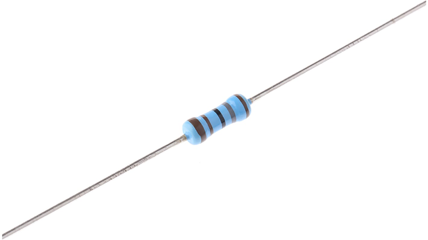 Vishay MBB0207 Series Axial Thin Film Fixed Resistor 1.8kΩ ±1% 0.6W ±50ppm/°C