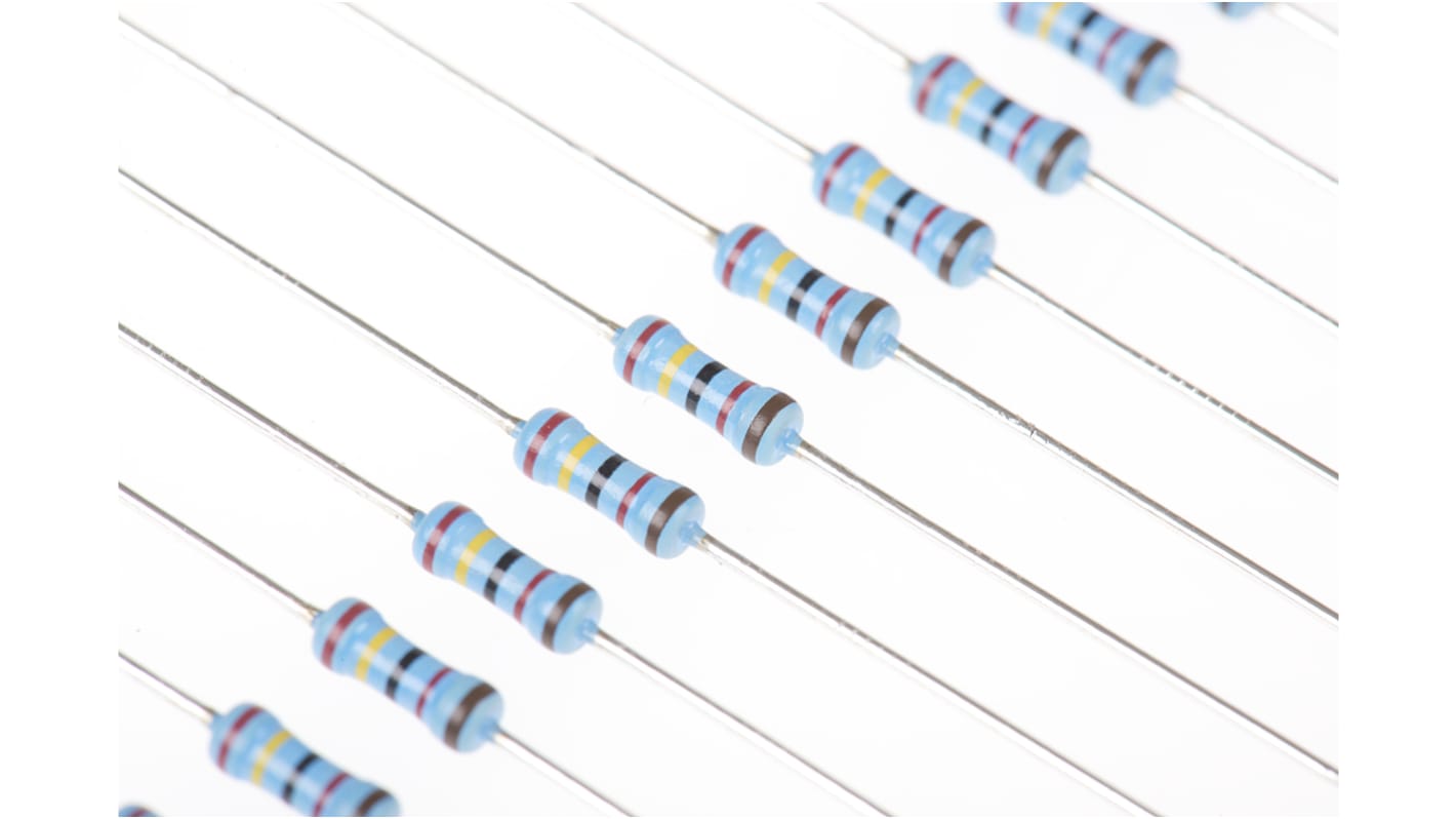 Vishay MBB0207 Series Axial Thin Film Fixed Resistor 24kΩ ±1% 0.6W ±50ppm/°C