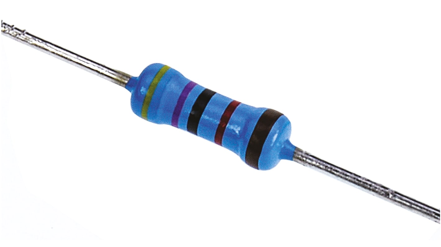 Vishay MBB0207 Series Axial Thin Film Fixed Resistor 47kΩ ±1% 0.6W ±50ppm/°C