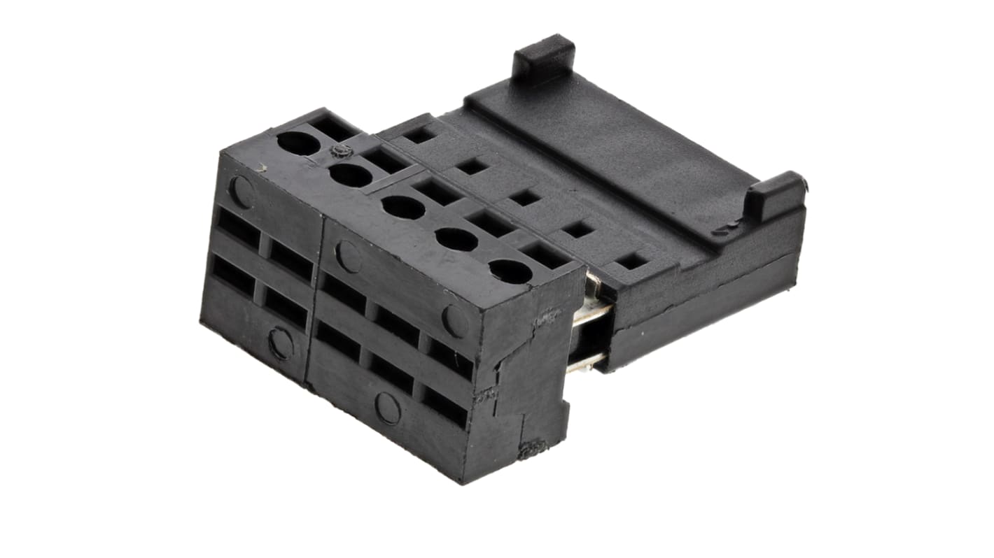 Stelvio Kontek IDC连接器, 母座, 5p, 2.54mm间距, 电缆安装, IDC端接, 直角, Autocom系列