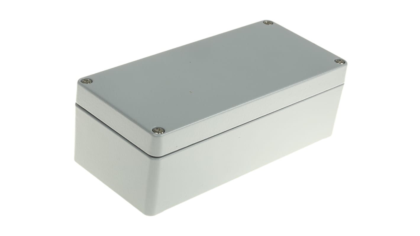 Rittal 壁挂式外壳, 铸铝主体, RAL 7001, IP66, 80 mm高x175 mm宽x57mm深, GA系列