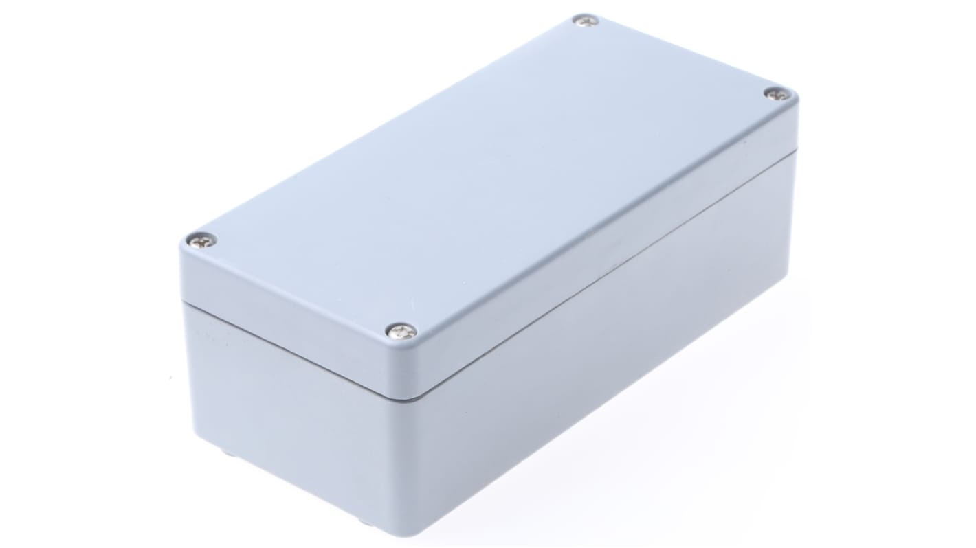 Fibox Euronord II Series Grey Polyester Enclosure, IP66, IP67, Grey Lid, 160 x 75 x 55mm