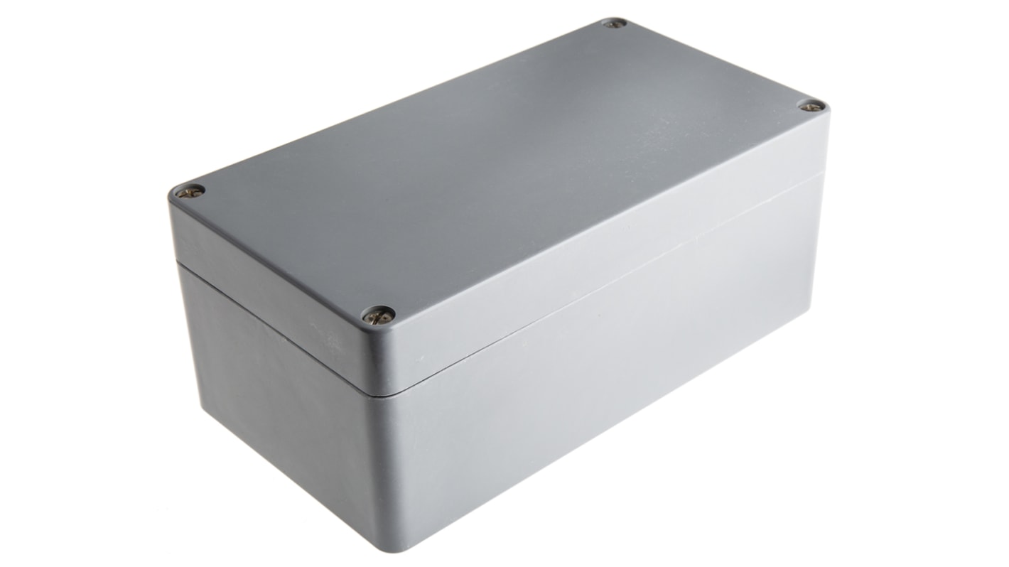 Fibox Euronord II Series Grey Polyester Enclosure, IP66, IP67, Grey Lid, 220 x 120 x 90mm