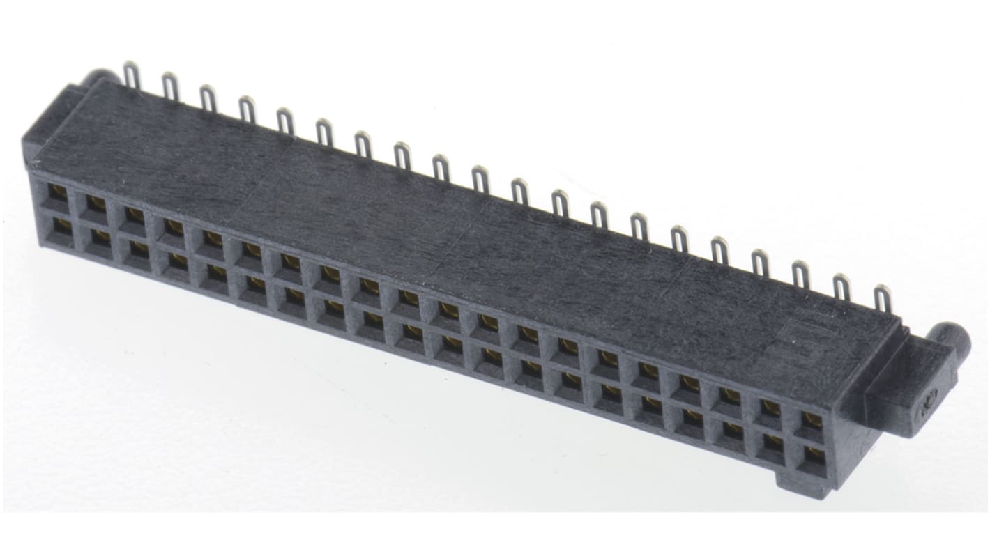 Gniazdo PCB 40 -pinowe 2 -rzędowe raster: 1.27mm typu płytka – płytka Proste SMD