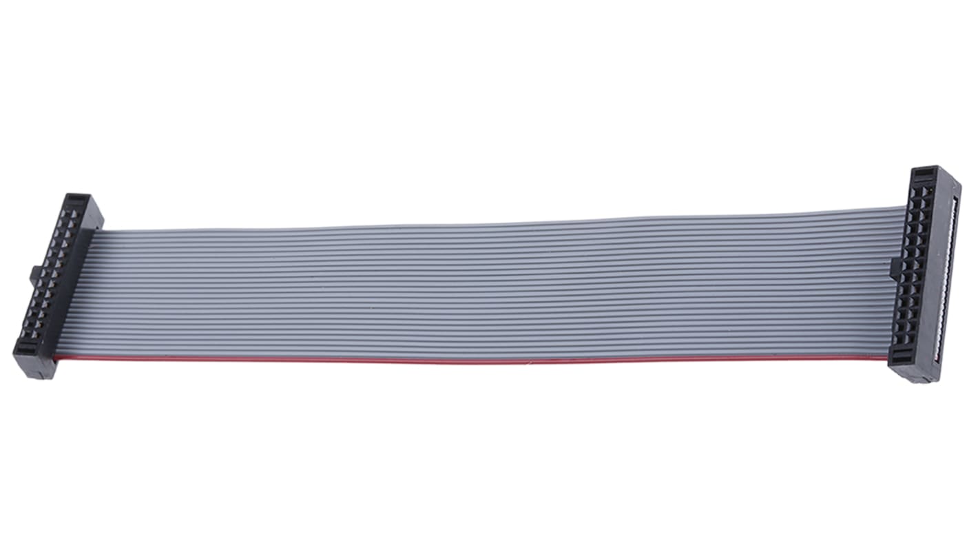 Samtec FFSD Series Flat Ribbon Cable, 26-Way, 1.27mm Pitch, 100mm Length, Tiger Eye IDC to Tiger Eye IDC