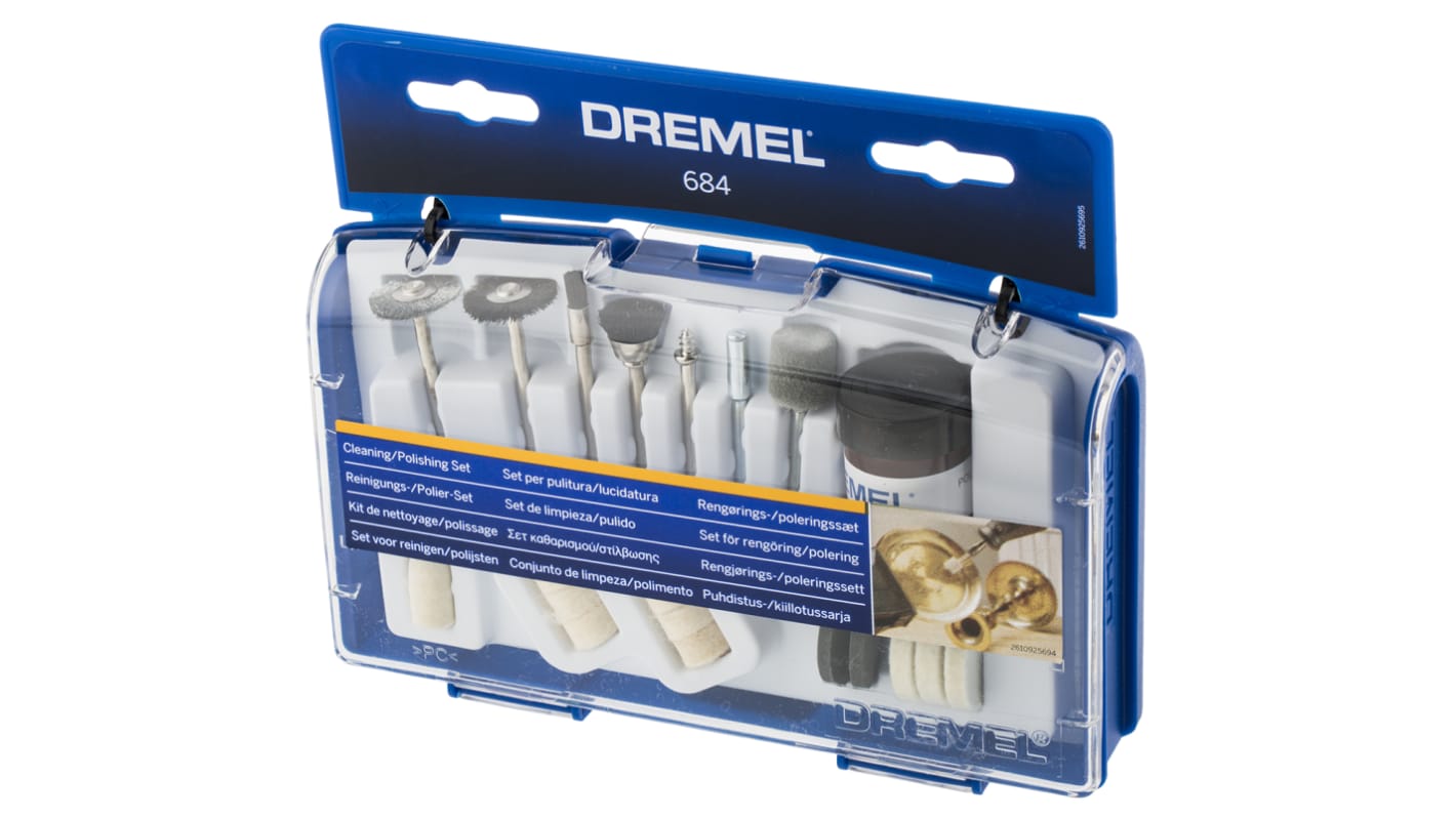 Dremel Polier- und Reinigungsset für Dremel Werkzeuge, 20 Stück