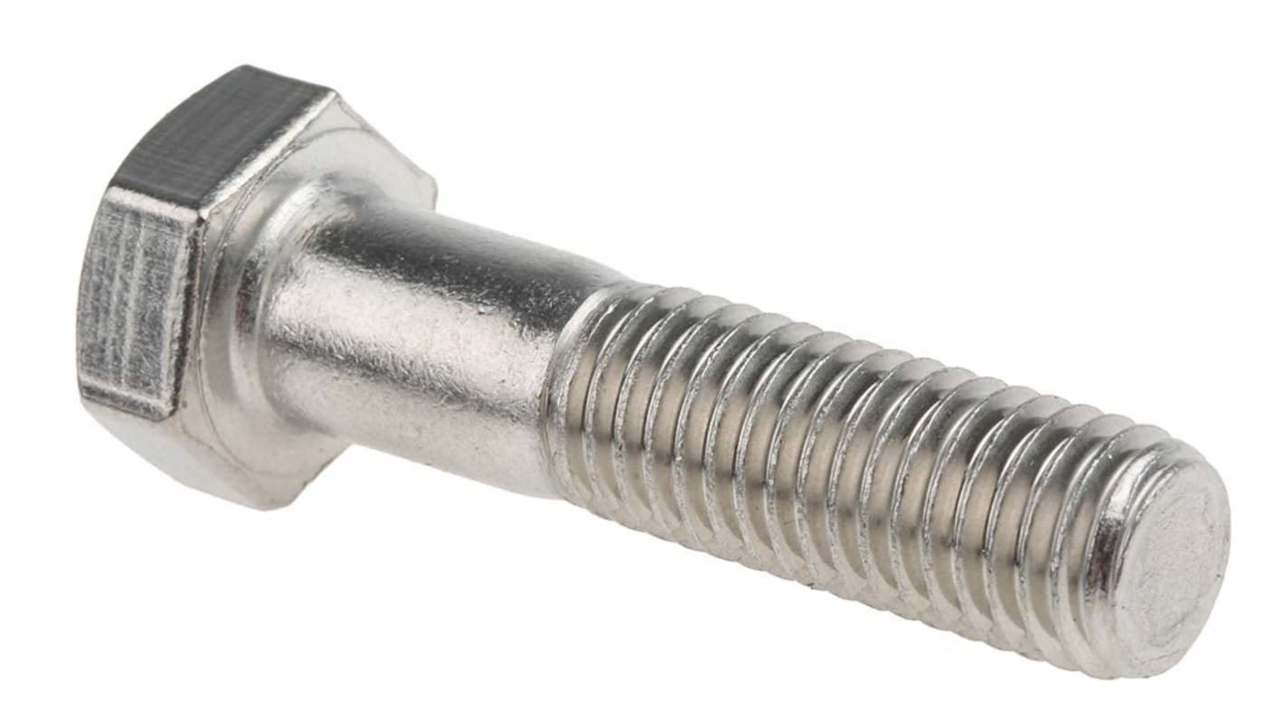Śruba z łbem sześciokątnym gwint M12 50.0mm skok 1.75mm Stal nierdzewna Sześciokątny RS PRO