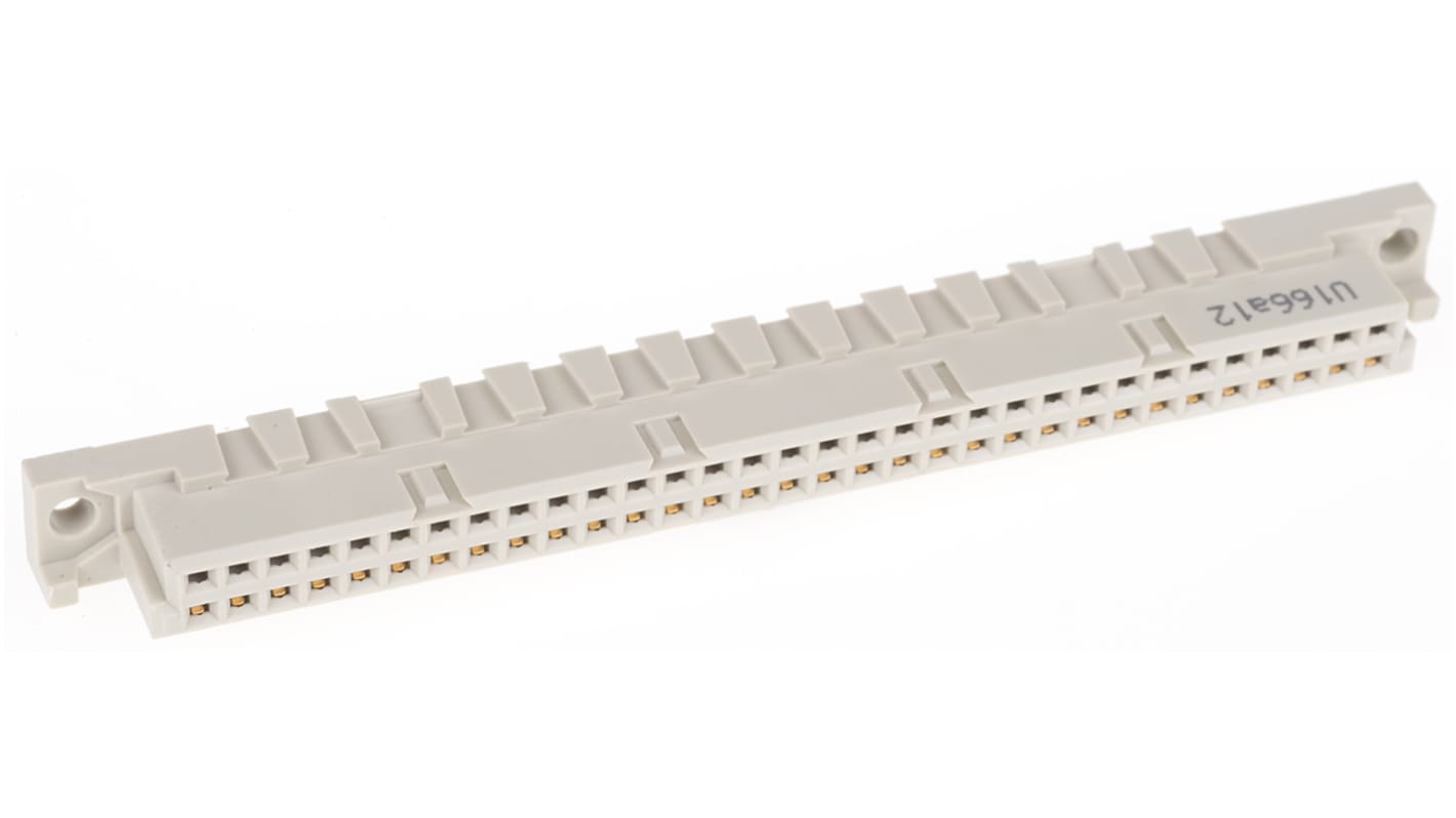 RS PRO 32 Way 2.54mm Pitch, Type B Class C3, 1 Row, Straight DIN 41612 Connector, Socket