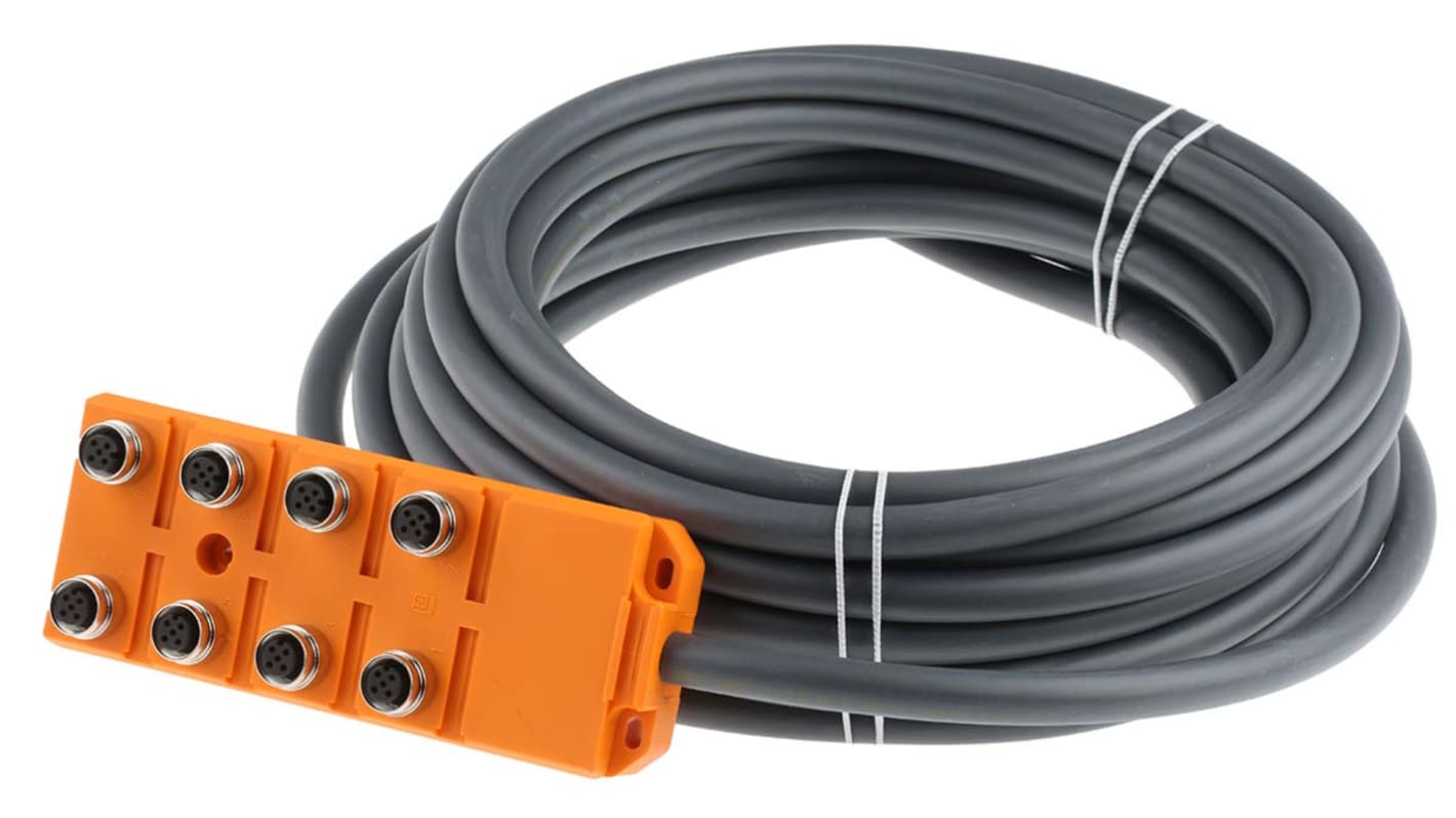 Lumberg Automation ASB Series Sensor Box, M12, 8 port