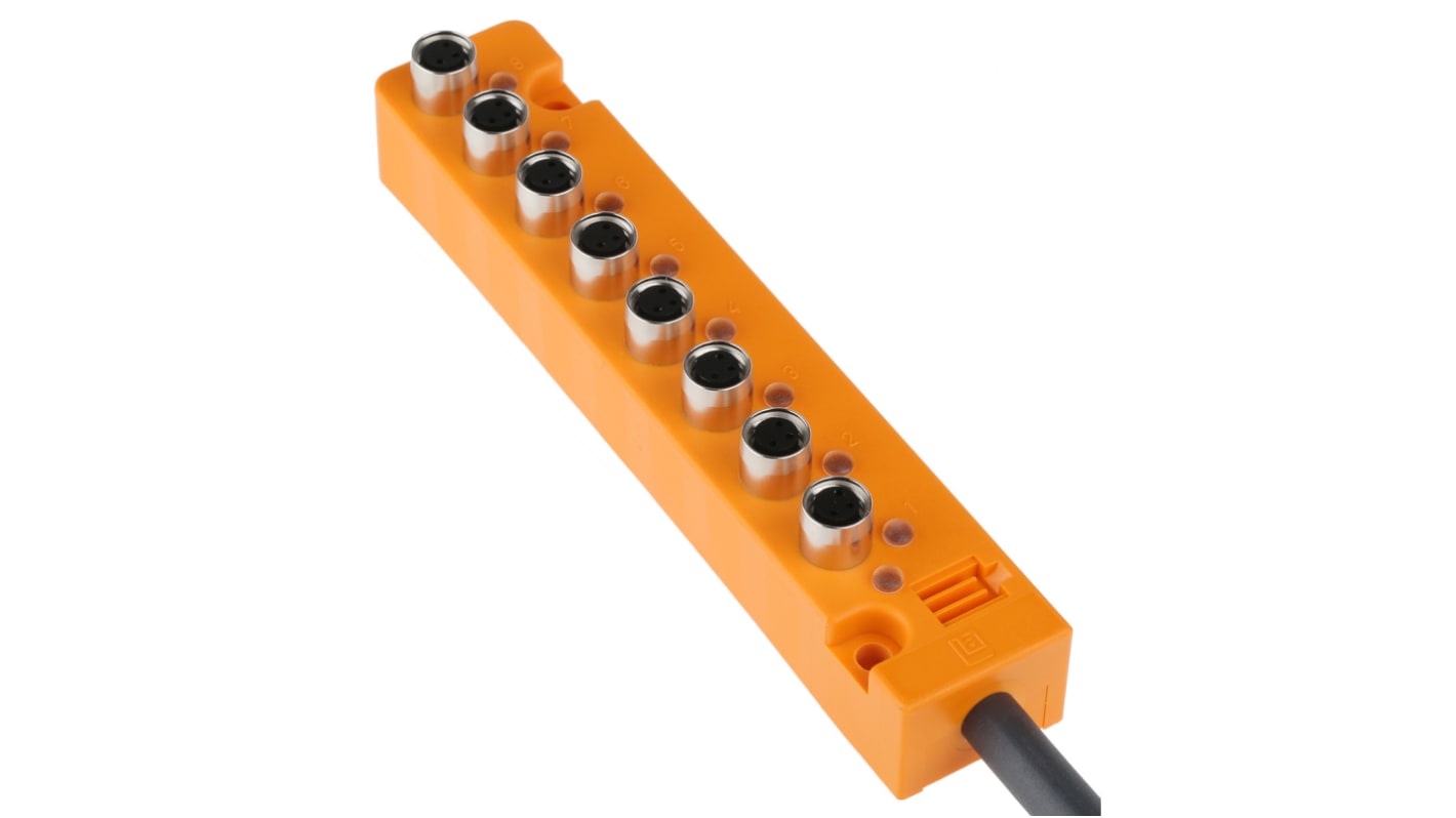 Lumberg Automation ASB Series Sensor Box, M8, 10m cable, 8 port