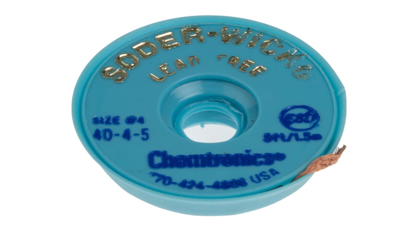 Chemtronics Soder-Wick Entlötlitze , bleifrei, 2.8mm x 1.5m