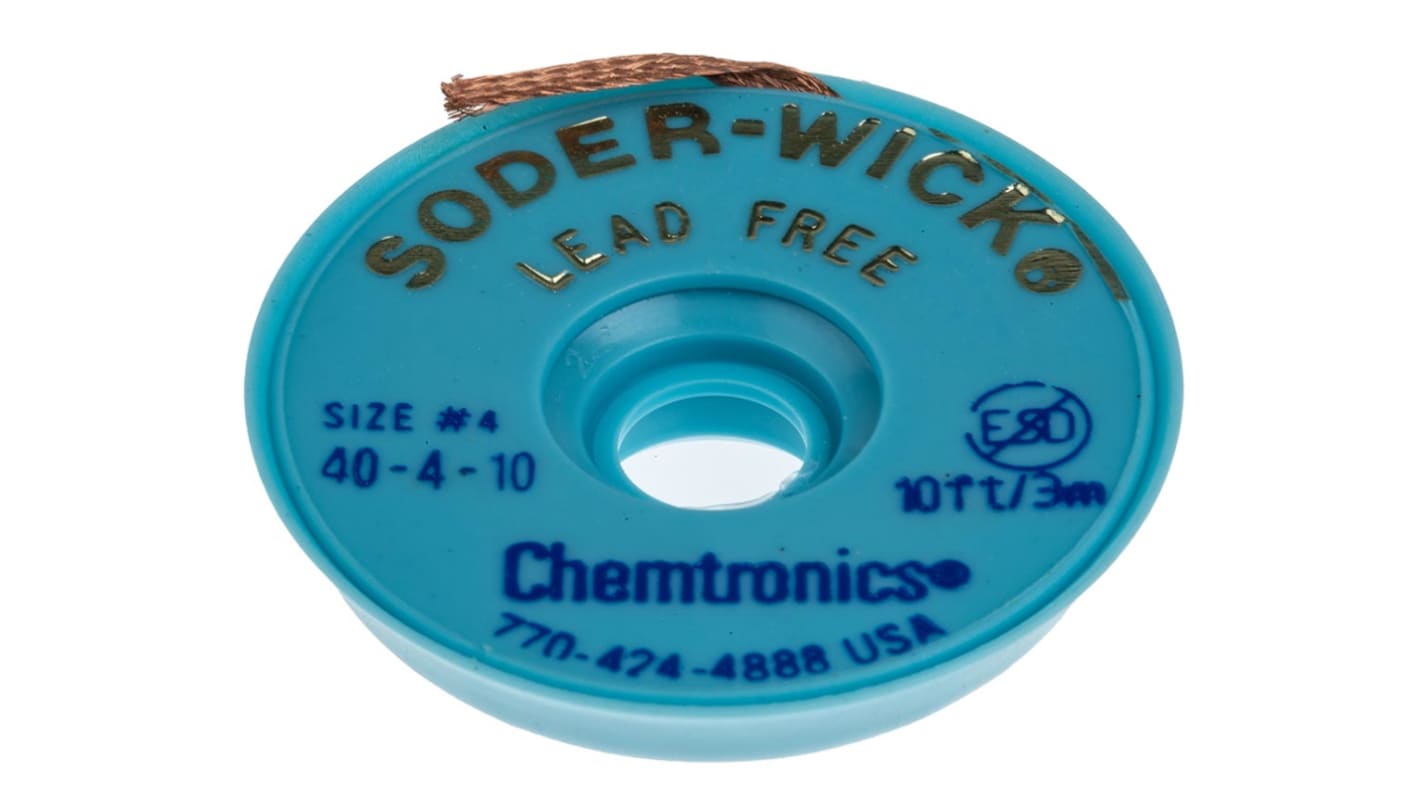 Chemtronics 3m Lead Free Desoldering Braid, Width 2.8mm