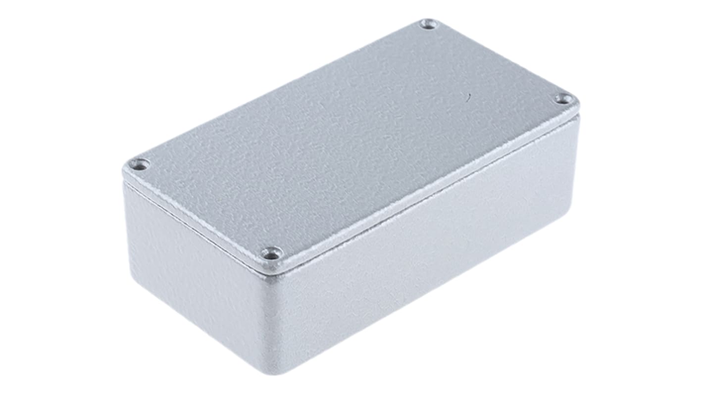 CAMDENBOSS 5000 Series Grey Die Cast Aluminium Enclosure, IP54, Grey Lid, 120 x 66 x 40mm