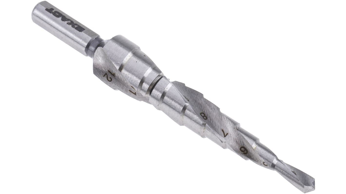 EXACT HSS Step Drill Bit 4mm x 12mm