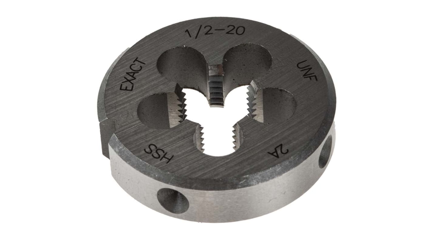 EXACT Thread Die, 1/2-20 UNF, 38mm od