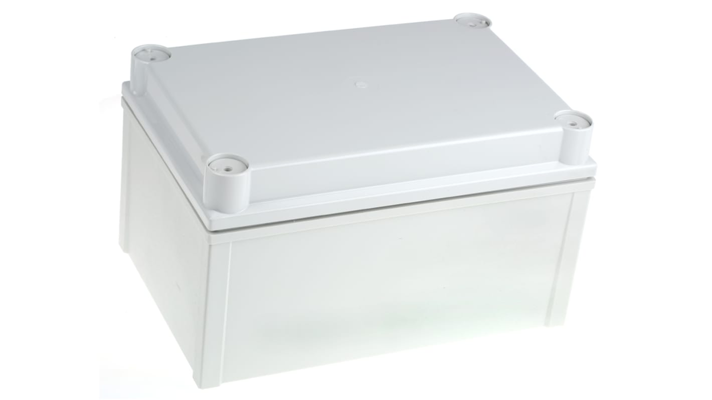 Caja de pared Fibox CAB PCQ de Policarbonato Gris, , 298 x 198 x 172mm, IP66, IP67