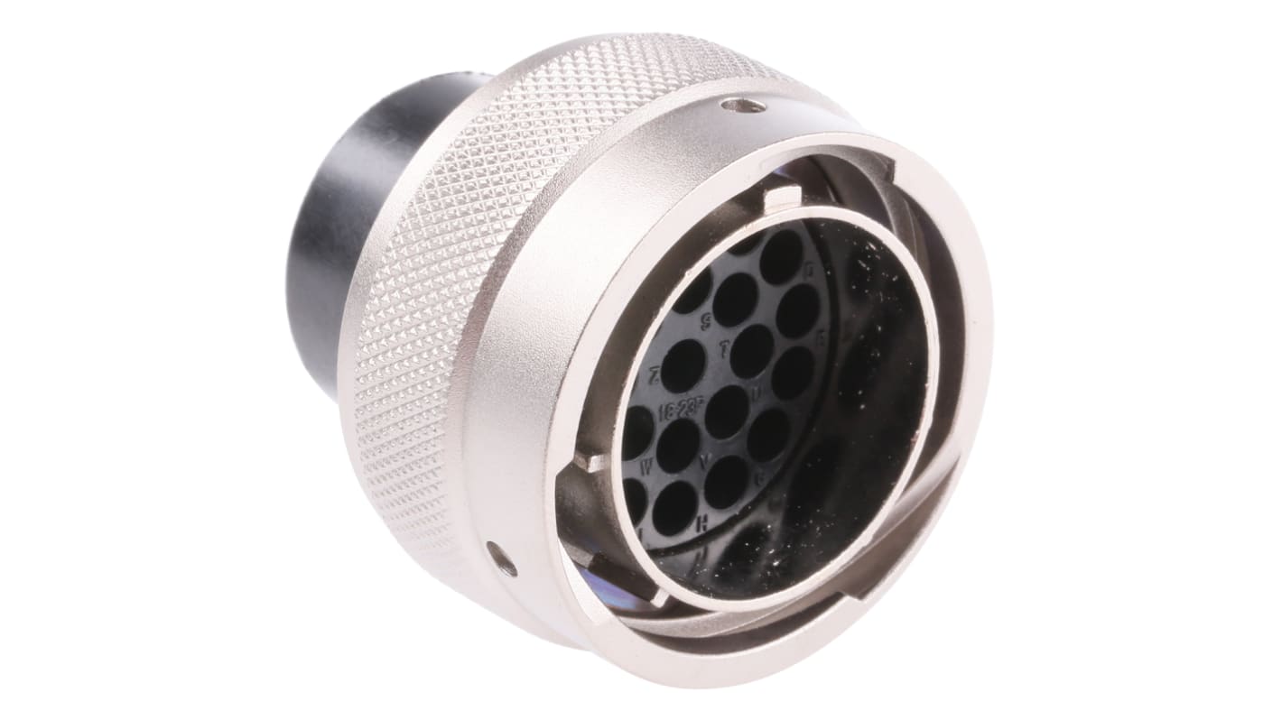 Souriau Sunbank by Eaton, UTO 23 Way Cable Mount MIL Spec Circular Connector Plug, Pin Contacts,Shell Size 18, Bayonet