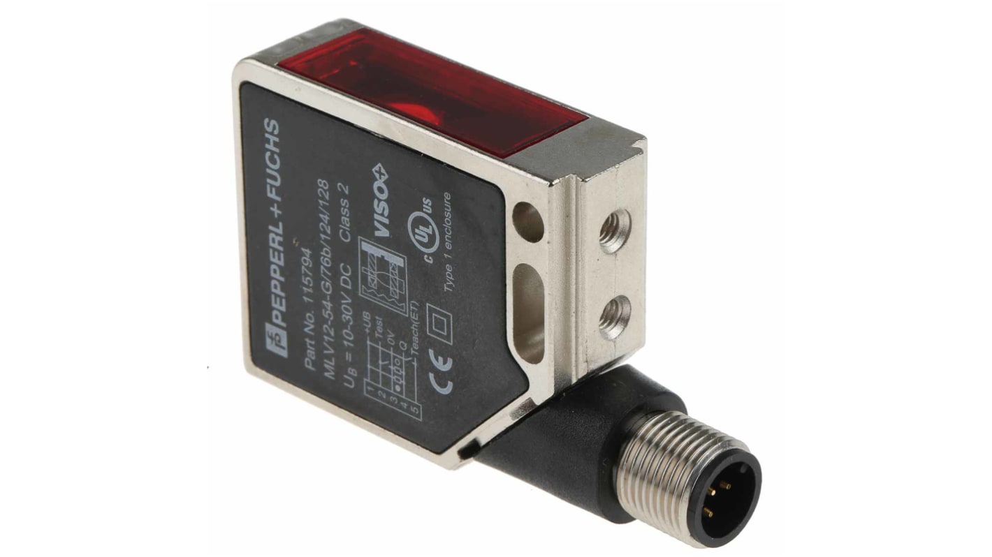 Rs-Online Sensore fotoelettrico Rettangolare Pepperl + Fuchs a retroriflessione rilevamento 4 2 m uscita PREMERE/TIRARE