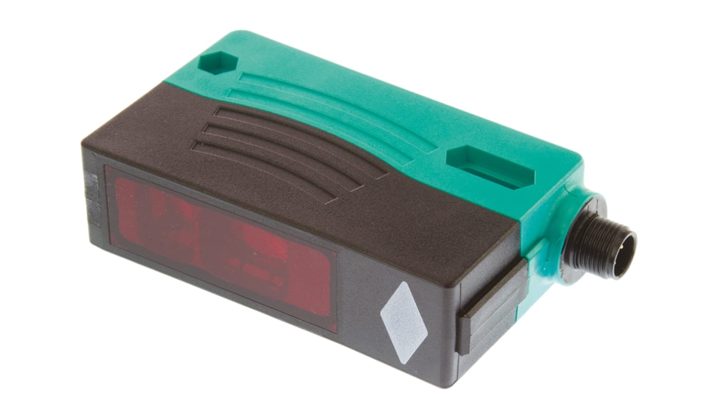 Rs-Online Sensore fotoelettrico Rettangolare Pepperl + Fuchs a diffusione rilevamento 20 mm → 2 m. uscita PREMERE/TIRARE